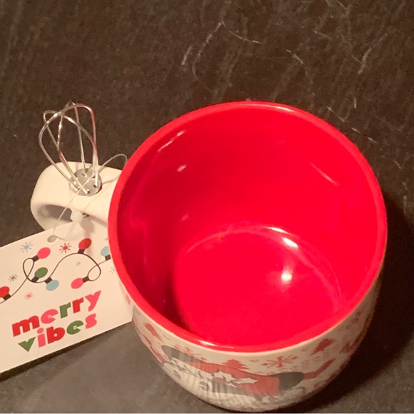 Mickey and Minnie Mouse Christmas Mug and Whisk Set - Picture 7 of 8